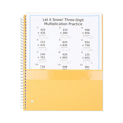 Five Star Wirebound Notebook with Two Pockets, 1-Subject, Wide/Legal Rule, Red Cover, (100) 10.5" x 8" Sheets (MEA5200)