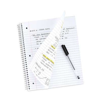 Five Star Wirebound Notebook with Two Pockets, 1-Subject, Wide/Legal Rule, Red Cover, (100) 10.5" x 8" Sheets (MEA5200)