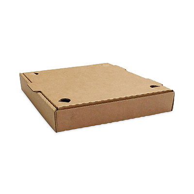 BluTable Pizza Boxes, 10 x 10 x 2, Kraft, Paper, 50/Pack (RMA661631253304)