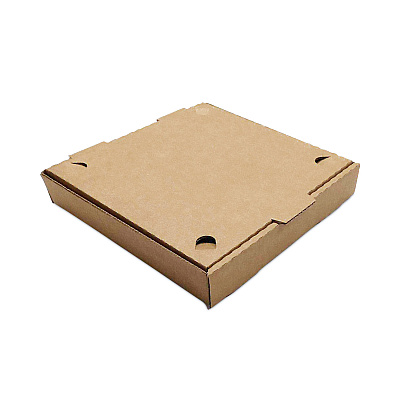 BluTable Pizza Boxes, 12 x 12 x 2, Kraft, Paper, 50/Pack (RMA661631253311)