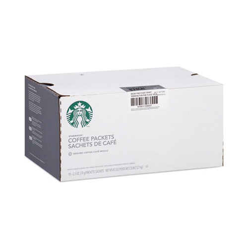 Starbucks Coffee, Pike Place Decaf, 2.7 oz Packet, 72/Carton (11023061CT)