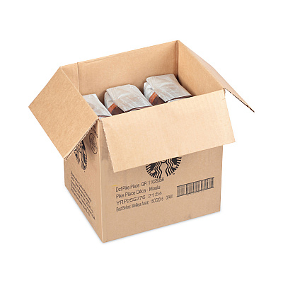 Starbucks Coffee, Pike Place Decaf, 1 lb Bag, , 6/Carton (SBK11029358CT)