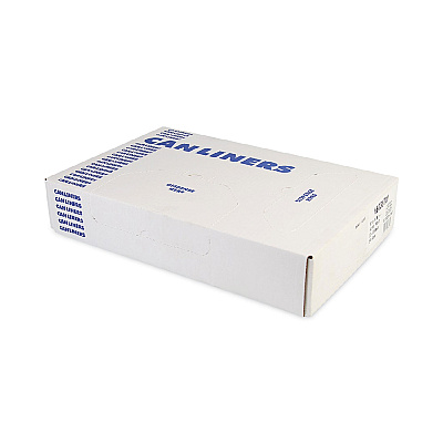 Heritage High-Density Waste Can Liners, 16 gal, 12 mic, 24" x 33", Natural, 500/Carton (HERZ4833MNR02)