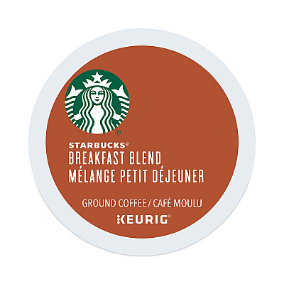 Starbucks Breakfast Blend Coffee K-Cups, 96/Carton (SBK011111157CT)