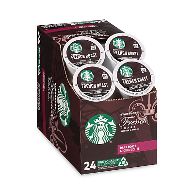 Starbucks French Roast K-Cups, 24/Box (SBK011111158)