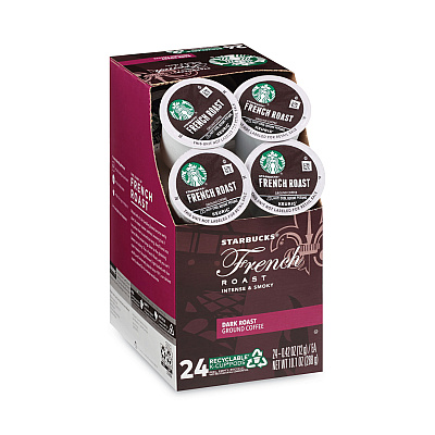 Starbucks French Roast K-Cups, 24/Box (SBK011111158)