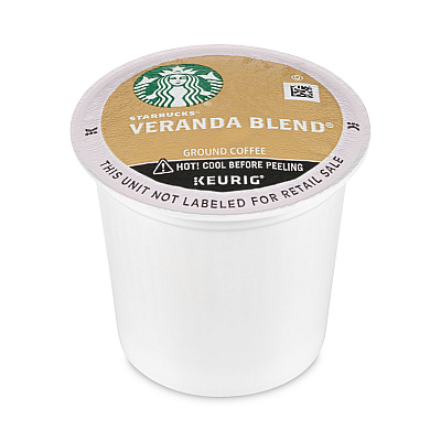Starbucks Veranda Blend Coffee K-Cups, 24/Box, 4 Box/Carton (SBK011111159CT)