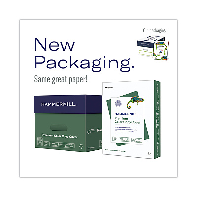 Hammermill Premium Color Copy Cover, 100 Bright, 80 lb Cover Weight, 18 x 12, 250 Sheets/Pack, 4 Packs/Carton (HAM133200)