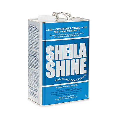 Sheila Shine Stainless Steel Cleaner and Polish, 1 gal Can, 4/Carton (SSI4CT)