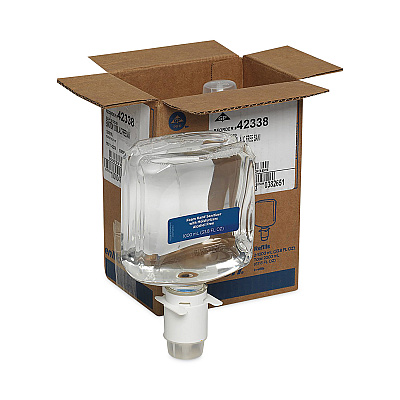 Georgia Pacific Professional enMotion Gen2 Moisturizing Foam Hand Sanitizer Dispenser Refill, 1,000 mL Bottle, Fragrance-Free, 2/Carton (GPC42338)