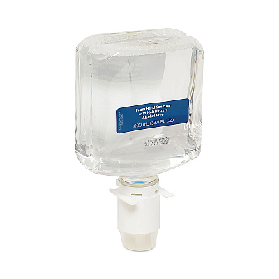 Georgia Pacific Professional enMotion Gen2 Moisturizing Foam Hand Sanitizer Dispenser Refill, 1,000 mL Bottle, Fragrance-Free, 2/Carton (GPC42338)
