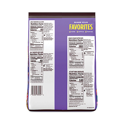 Hershey's Snack-Size Sweets and Chocolate Assortment Party Pack, 34.19 oz Bag (HRSHEC93942)