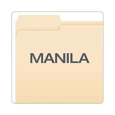 Pendaflex Hanging File Folder Combo Kit, Letter Size, (25) 1/5-Cut Standard Green Hanging Folders, (50) 1/3-Cut Manila File Folders (PFX99200EE)