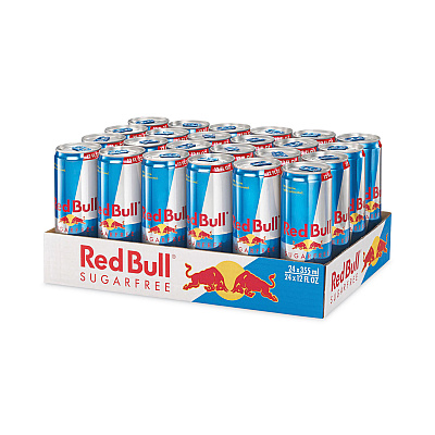Red Bull Sugar-Free Energy Drink, 12 oz Can, 24/Carton (RDBRBDRB4817)