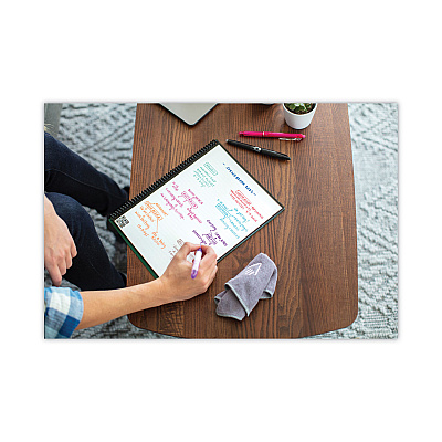 Rocketbook Core Smart Notebook, Medium/College Rule, Gray Cover, (16) 11 x 8.5 Sheets (RKBEVR2LRCCIG)