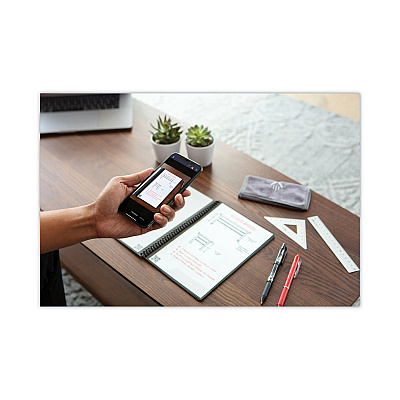 Rocketbook Fusion Smart Notebook, Seven Assorted Page Formats, Gray Cover, (21) 8.8 x 6 Sheets (RKBEVRFERCCIGFR)