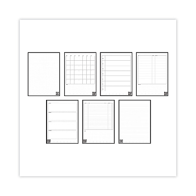 Rocketbook Fusion Smart Notebook, Seven Assorted Page Formats, Gray Cover, (21) 11 x 8.5 Sheets (RKBEVRFLRCCIGFR)