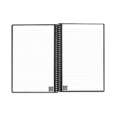 Rocketbook Fusion Smart Notebook, Seven Assorted Page Formats, Gray Cover, (21) 11 x 8.5 Sheets (RKBEVRFLRCCIGFR)