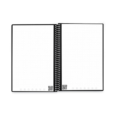 Rocketbook Fusion Smart Notebook, Seven Assorted Page Formats, Gray Cover, (21) 11 x 8.5 Sheets (RKBEVRFLRCCIGFR)