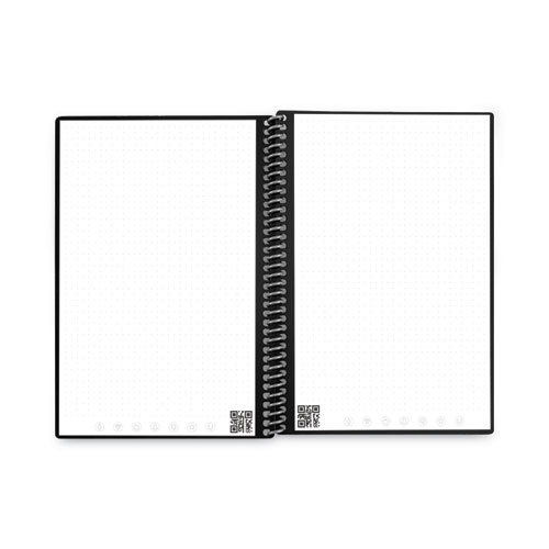 Rocketbook Fusion Smart Notebook, Seven Assorted Page Formats, Gray Cover, (21) 11 x 8.5 Sheets (EVRFLRCCIGFR)