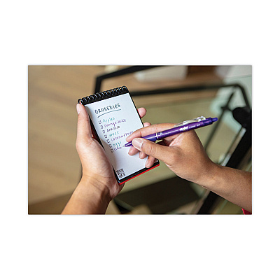 Rocketbook Mini Notepad, Black Cover, Dot Grid Rule, 3 x 5.5, White, 24 Sheets (RKBEVRMR)