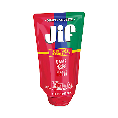 Jif Creamy Peanut Butter Pouch, 13 oz (SMUSMU24545)