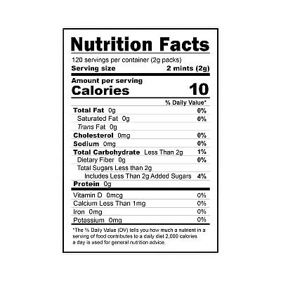 VerMints Organic Mints/Pastilles, Assorted Flavors, 2 Mints/0.7 oz Individually Wrapped, 120/Box (VEMVNT00991)