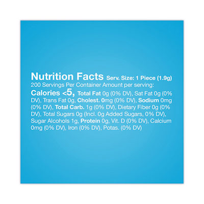 Orbit Sugar-Free Chewing Gum, Spearmint/Peppermint/Wintermint, 200 Pieces/Pack (WRIMMM27955)