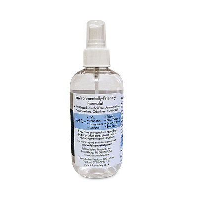 Falcon Safety Products HYPERCLN Screen Cleaning Kit, 8 oz Spray Bottle (FALHCN8)
