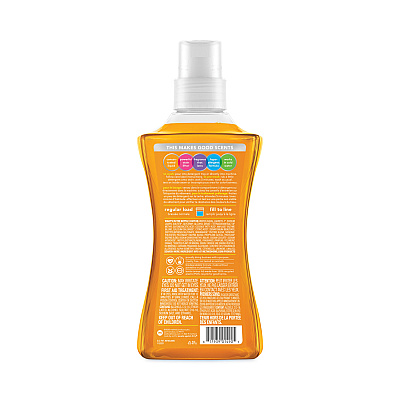 Method 4X Concentrated Laundry Detergent, Ginger Mango, 53.5 oz Bottle, 4/Carton (MTH01490)