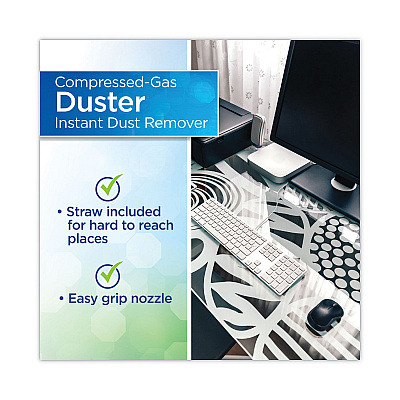 Dust-Off Disposable Compressed Air Duster, 12 oz Can (FALDPSXL12)