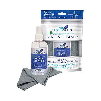 Falcon Safety Products HYPERCLN Screen Cleaning Kit, 8 oz Spray Bottle (FALHCN8)