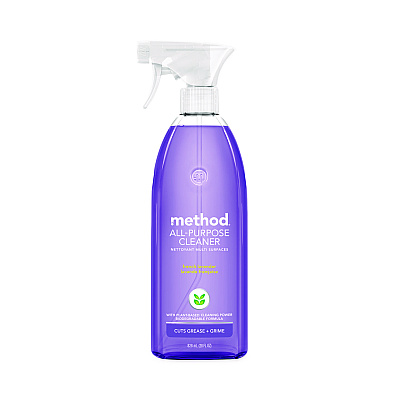Method All Surface Cleaner, French Lavender, 28 oz Spray Bottle, 8/Carton (377448CT)