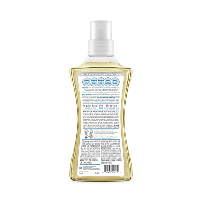 Method 4X Concentrated Laundry Detergent, Free and Clear, 53.5 oz Bottle, 4/Carton (MTH01491)