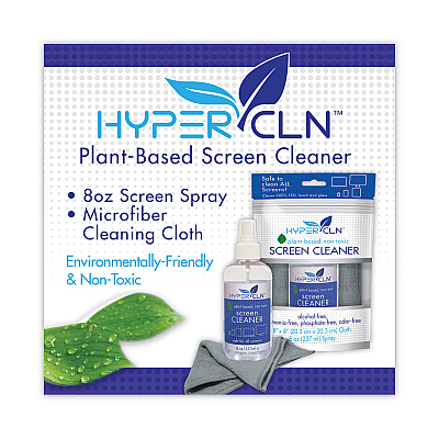 Falcon Safety Products HYPERCLN Screen Cleaning Kit, 8 oz Spray Bottle (FALHCN8)