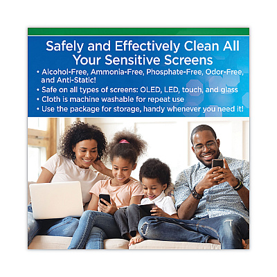 Dust-Off Laptop Computer Cleaning Kit, 50 mL Spray/Microfiber Cloth (FALDPTC)