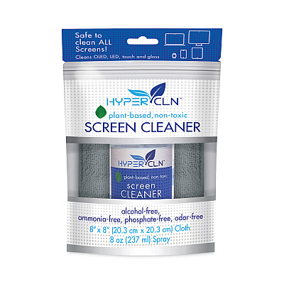 Falcon Safety Products HYPERCLN Screen Cleaning Kit, 8 oz Spray Bottle (FALHCN8)