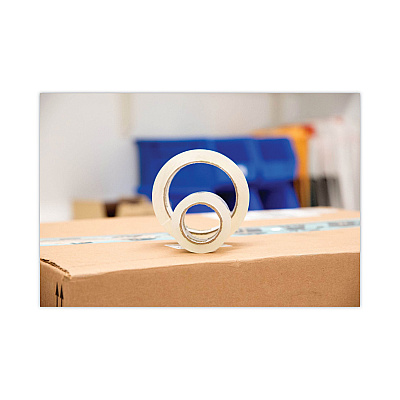 Scotch Reinforced Strength Shipping and Strapping Tape in Dispenser, 1.5" Core, 1.88" x 10 yds, Clear (MMM50)