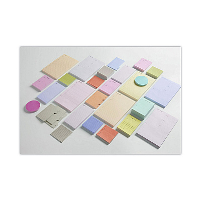 Noted by Post-it Brand Adhesive Daily Planner Sticky-Note Pads, Daily Planner Format, 4.9" x 7.7", Gray, 100 Sheets/Pad (MMM58GRY)