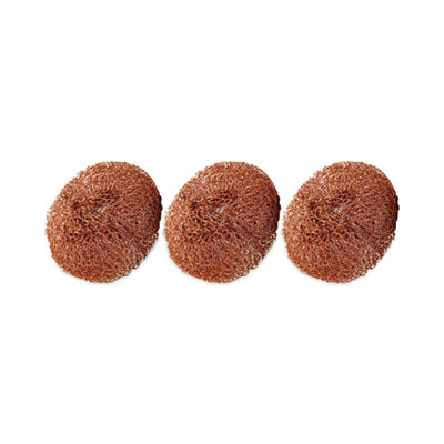 Scotch-Brite Metal Scrubbing Pads, 2.25 X 2.75, Copper, 3/pack, 8/ Packs/carton (MMM213C)