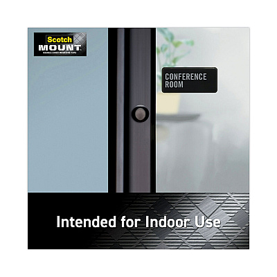 Scotch Permanent Clear Mounting Tape, Holds Up to 15 lbs, 1 x 60, Clear (MMM410H)
