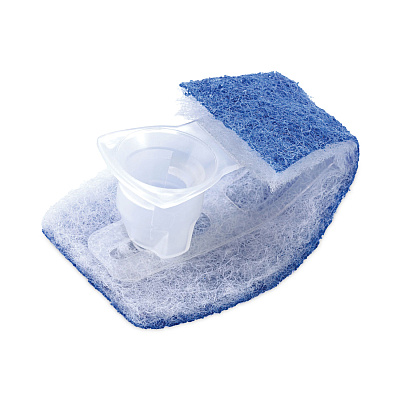 Scotch-Brite Disposable Toilet Scrubber Refill, Blue/White, 10/Pack (MMM558RF)