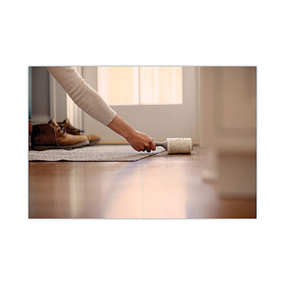 Scotch-Brite Lint Roller, Extra Sticky, Heavy-Duty Handle, 48 Sheets/Roll (MMM830RS48)