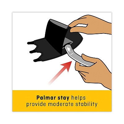FUTURO Adjustable Reversible Splint Wrist Brace, Fits Wrists 5.5" to 8.5", Black (MMM10770EN)