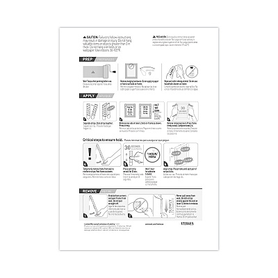 Command Picture Hanging Strips, Value Pack, Medium, Removable, Holds Up to 12 lbs, 0.75 x 2.75, White, 12 Pairs/Pack (MMM1720412ES)