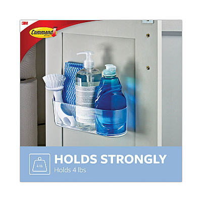 Command Large Caddy, 4 lb Capacity, 8.5"w, Clear (MMM70005143550)