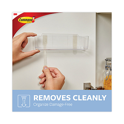 Command Large Caddy, 4 lb Capacity, 8.5"w, Clear (MMM70005143550)
