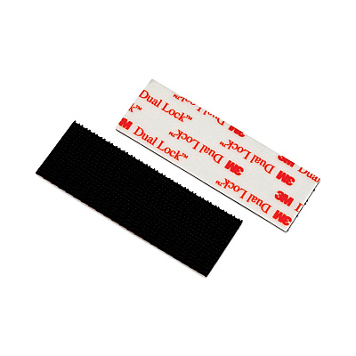 Scotch Heavy-Duty All-Weather Fasteners, 1" x 3", Black, 2/Pack (RFD7091)