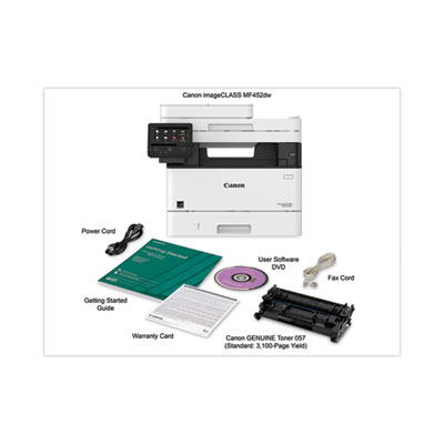 Canon imageCLASS MF452dw Wireless Laser Printer, Fax, Copy, Print, Scan (CNM5161C012)