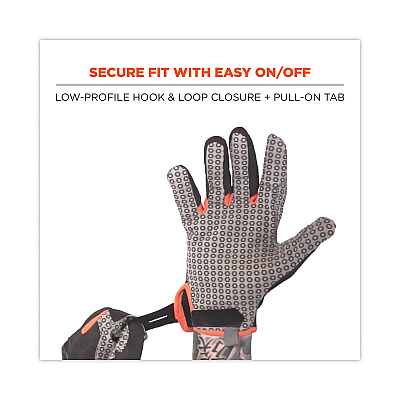 ergodyne ProFlex 821 Smooth Surface Handling Gloves, Black, 2X-Large, Pair (EGO17236)